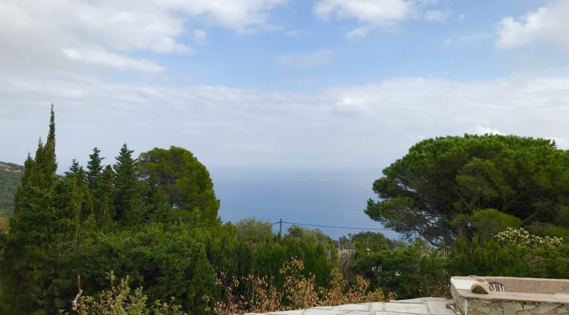 Photo vue terrasse mer